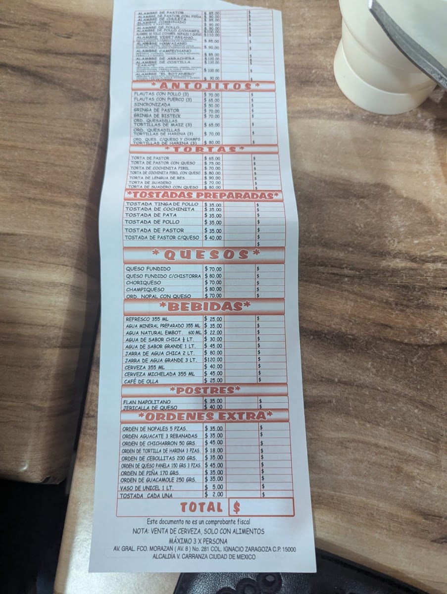 Pozolería El Botanero Menu - Image 2